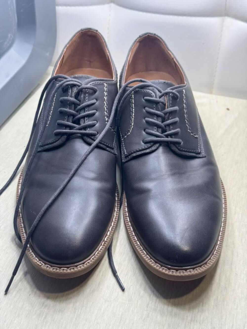 Sonoma Goods For Life Cody Men's Size 9 Grey Oxford Dress Shoes 204250